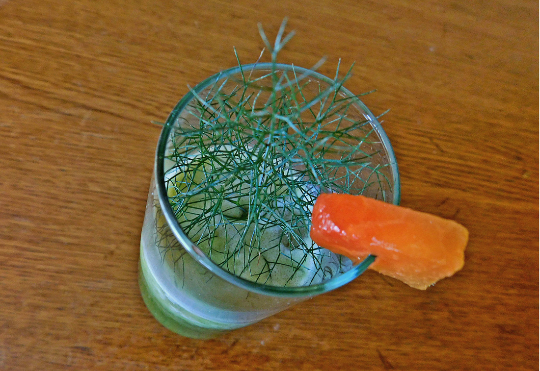 Fennel Gin & Papaya Cocktail