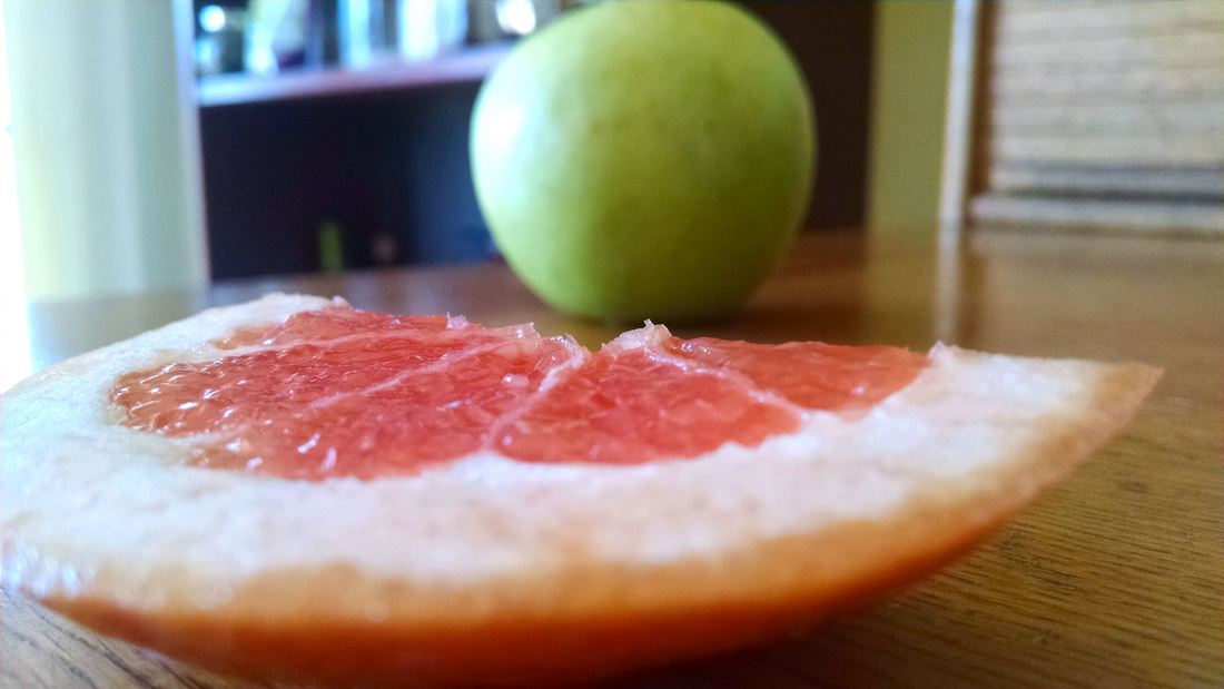 Grapefruit and Green Apple