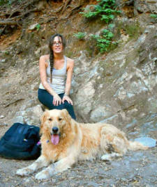 Cara and Chaco the Mountain Dog